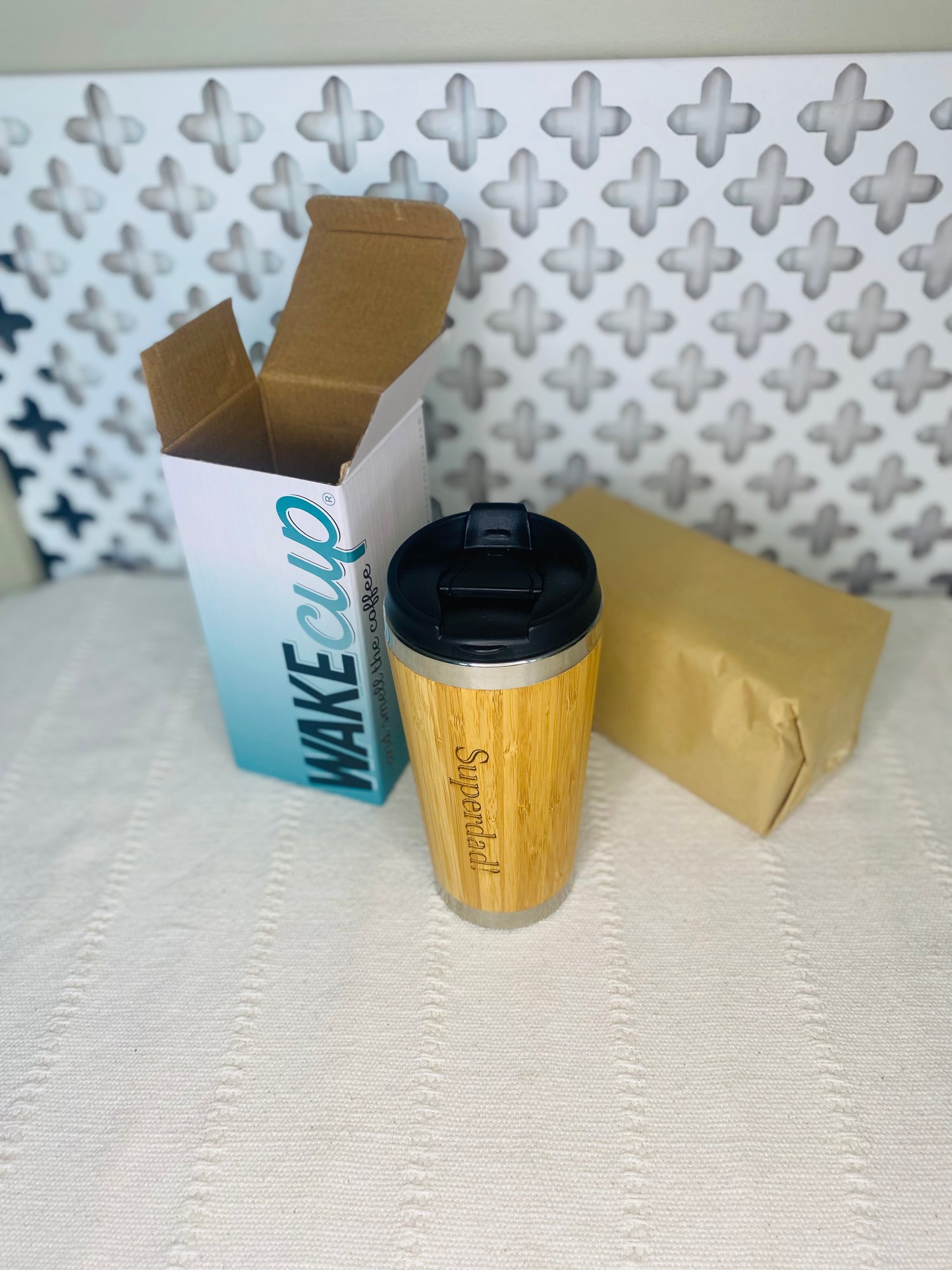 Personalised Bamboo Coffee Cup